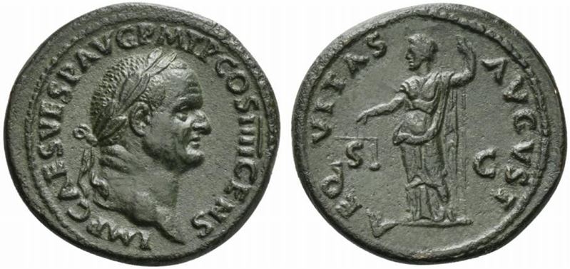 Vespasian (69-79), As, Rome, Ad 72...