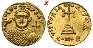 Leontios (695-698), Solidus, Costantinople, Ad 695-697...