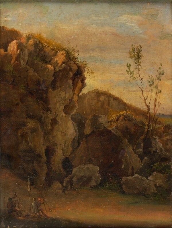 PITTORE ITALIANO ANONIMO
XIX Secolo
 - Pittori al cavalletto
...