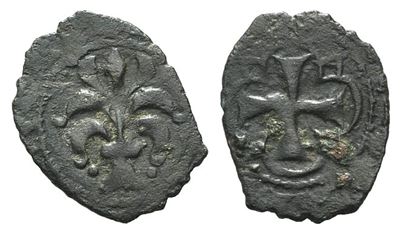 Messina o Brindisi. Carlo i D'angiò (1266-1282). Denaro. Mi (13 MM – 0,51 G). Bb