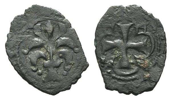 MESSINA O BRINDISI. Carlo I d'Angiò (1266-1282). Denaro. Mi (13 mm – 0,51 g). P...  - Asta Monete e medaglie moderne Italiane ed Estere - Bertolami Fine Art - Casa d'Aste