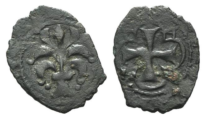 Messina o Brindisi. Carlo i D'angiò (1266-1282). Denaro. Mi (13 MM – 0,51 G). Bb