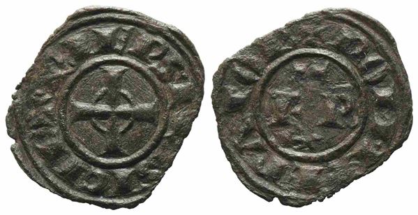 MESSINA. Regno di Sicilia. Federico II (1197-1250). Denaro. Mi (17mm – 0,75 g –...