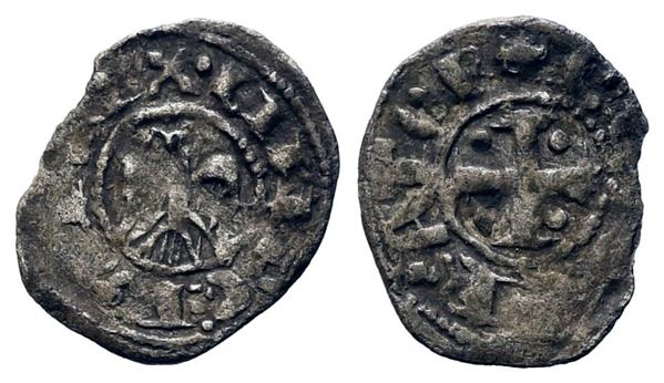 MESSINA. Regno di Sicilia. Enrico VI (1194-1197). Denaro. Mi (0,66 g). Aquila s...  - Auction Monete e medaglie moderne Italiane ed Estere - Bertolami Fine Art - Casa d'Aste