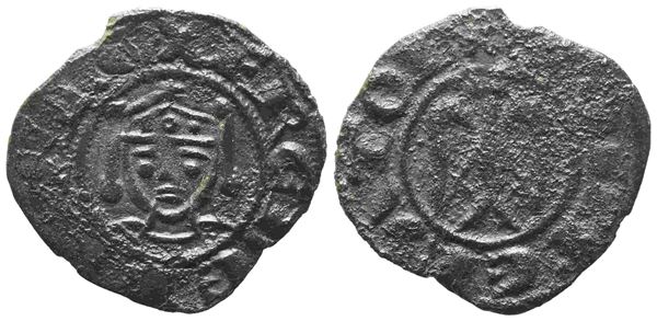 MESSINA. Regno di Sicilia. Enrico VI (1191-1197). Denaro. Messina o Brindisi, 1...  - Auction Monete e medaglie moderne Italiane ed Estere - Bertolami Fine Art - Casa d'Aste