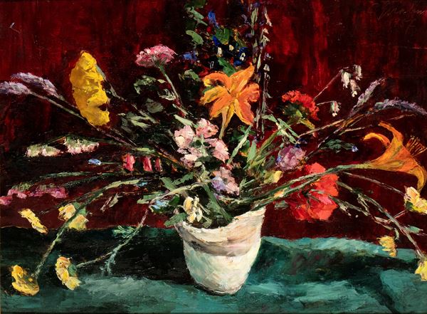 CESARINA GUALINO - Vaso con fiori