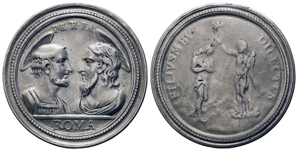 CITTA' DEL VATICANO. XVIII secolo. Medaglia. Busti affrontati dei SS. Pietro e ...  - Asta Monete e medaglie moderne Italiane ed Estere - Bertolami Fine Art - Casa d'Aste