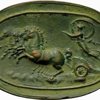 Venere (?)su Quadriga