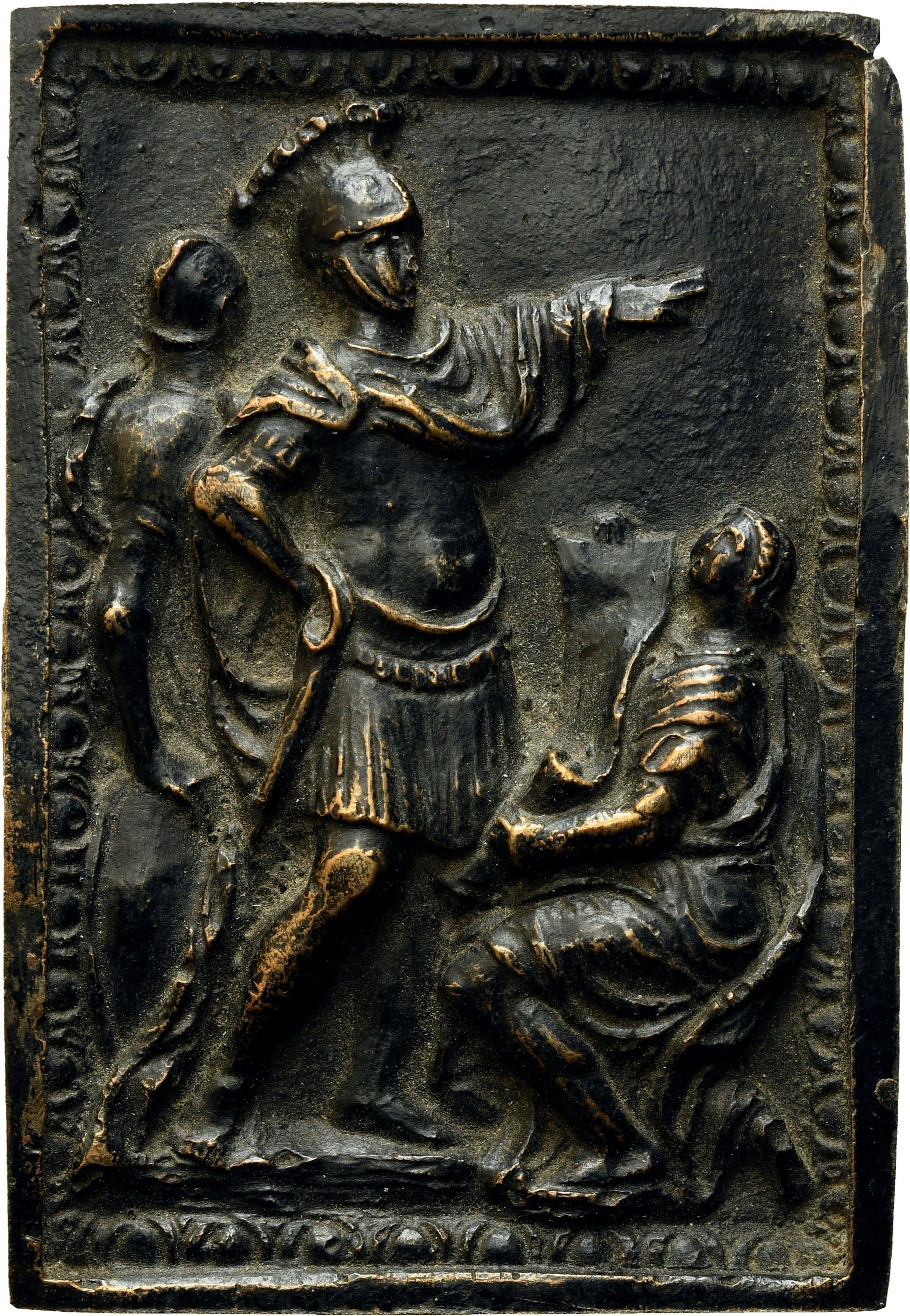 Lotto di due placchette