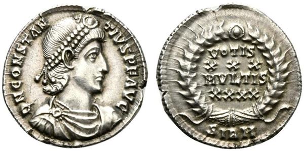 Constantius II (337-361), Siliqua, Sirmium, AD 351-354...