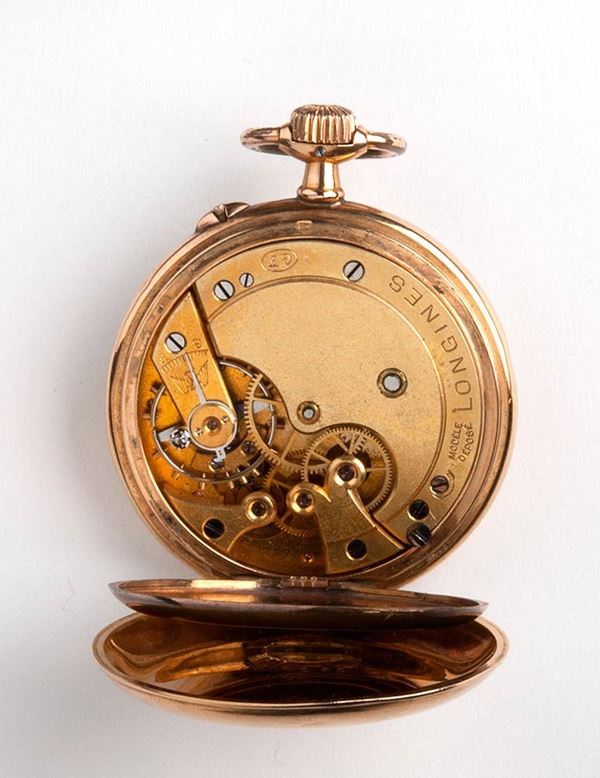 LONGINES 18K gold pocket watch 1890 1900 Orologi da tasca