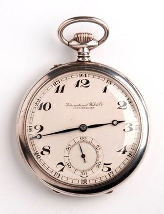 Iwc Shaffhausen: Orologio da Tasca in Argento - Svizzera 1930 ...