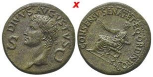 Divus Augustus, Dupondius Struck Under Caligula, Rome, Ad 37-40...