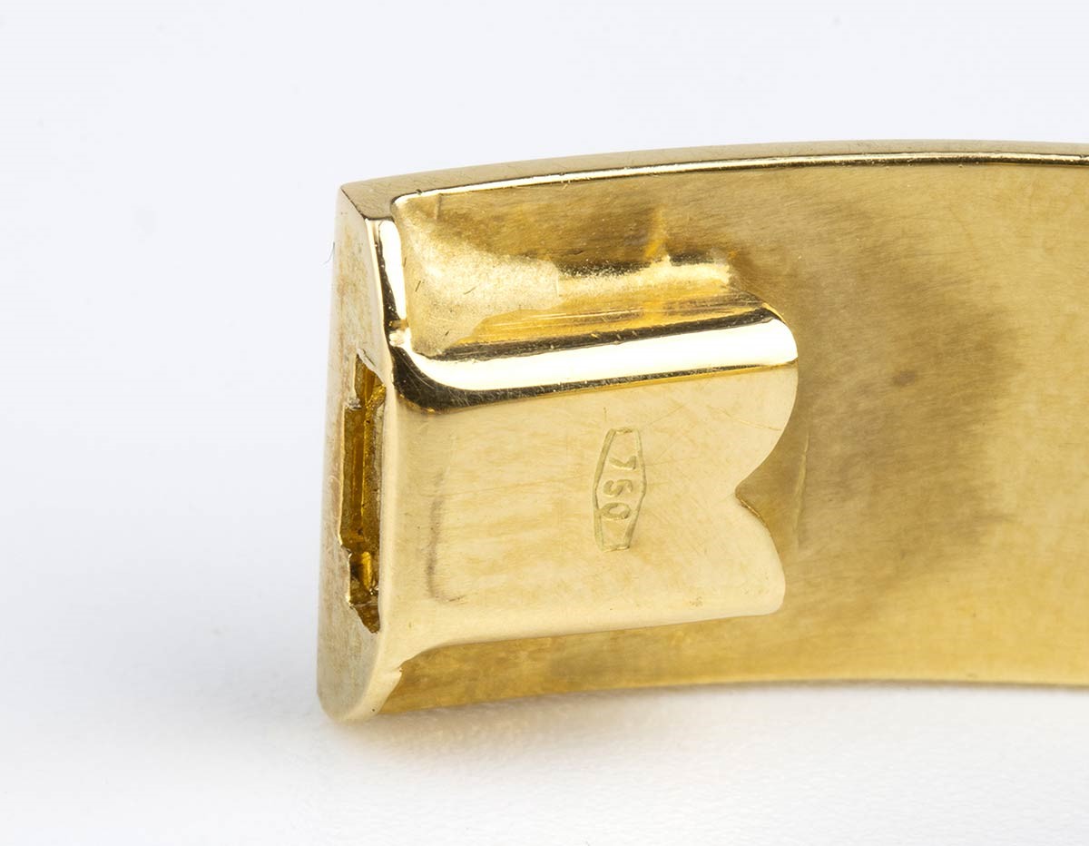 Bracciale Rigido in Oro e Diamanti