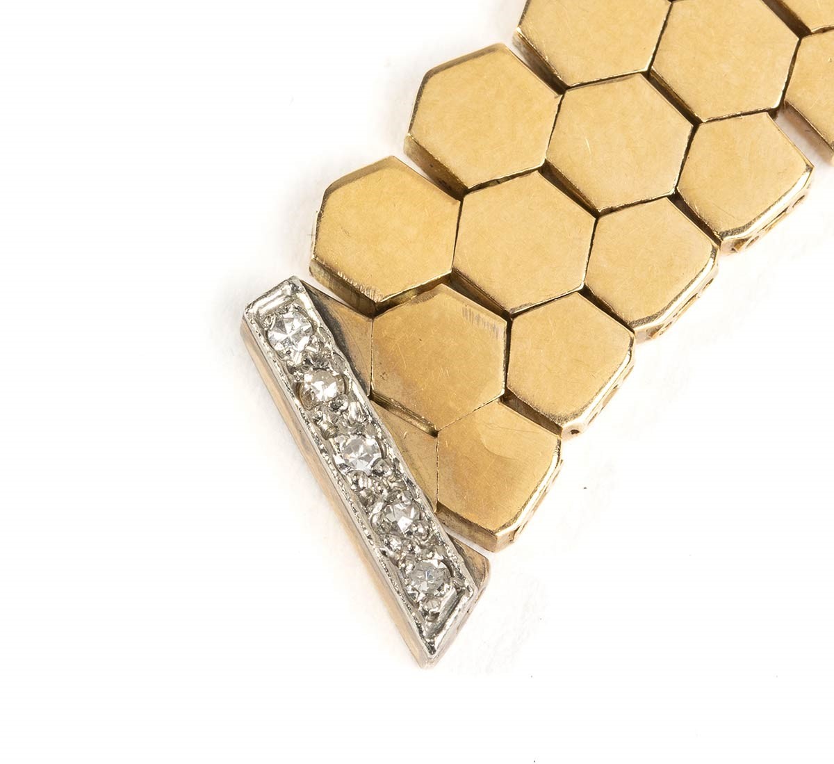 Collana Trasformabile in Oro e Diamanti - Anni '40...