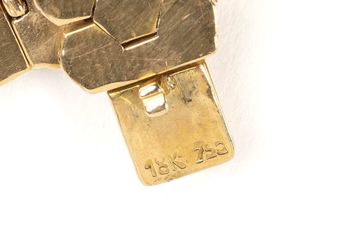 Collana Trasformabile in Oro e Diamanti - Anni '40...