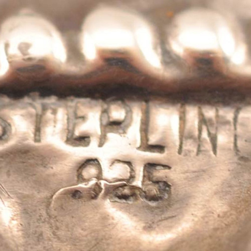 Specchiera Peruviana in Argento - Lima Inzio XX Secolo