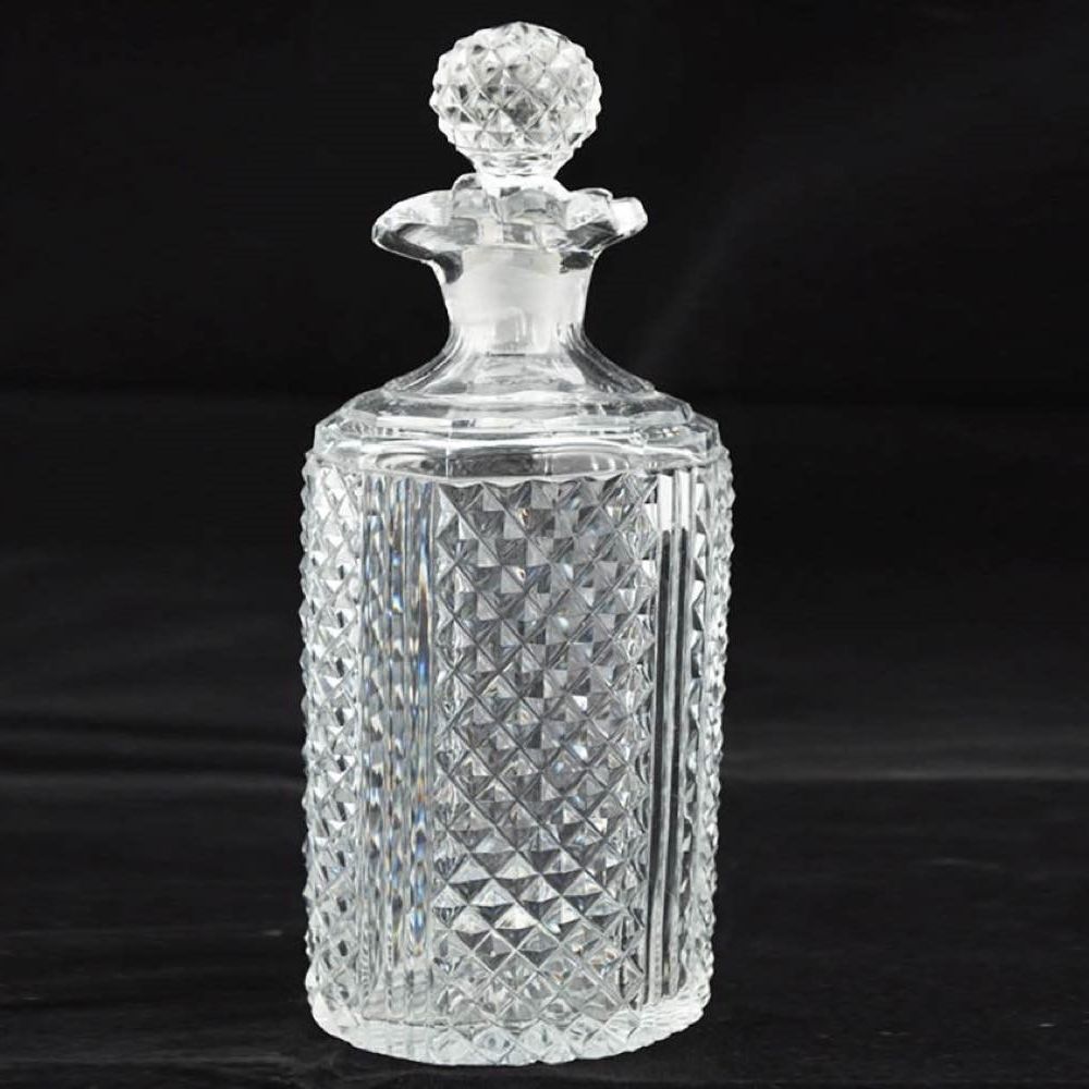 Decanter Impero Georgiano Inglese in Argento con Quattro Bottiglie - Londra 1806, Maestro Argenti...