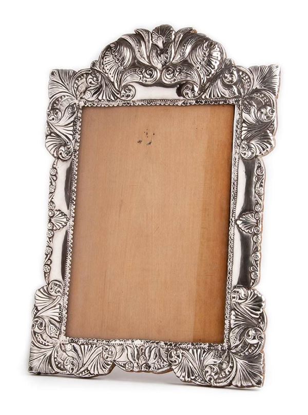 Peruvian sterling silver photo frame - Lima early 20th century
