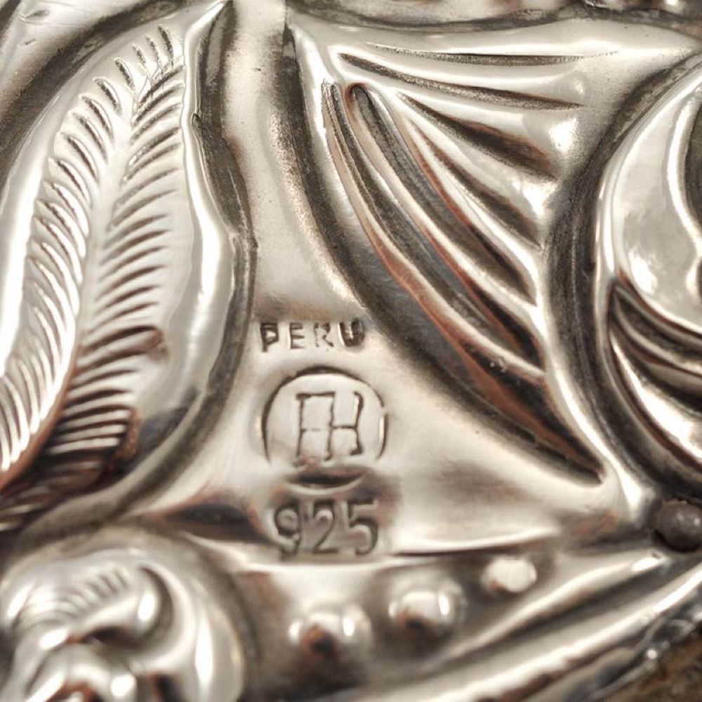 Cornice Peruviana in Argento - Lima Inzio XX Secolo