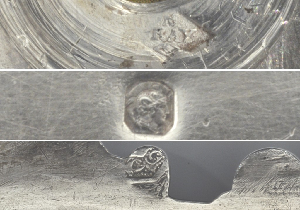 Acetoliera Francese in Argento - Parigi Metà XIX Secolo, Maestro Argentiere M. Ray