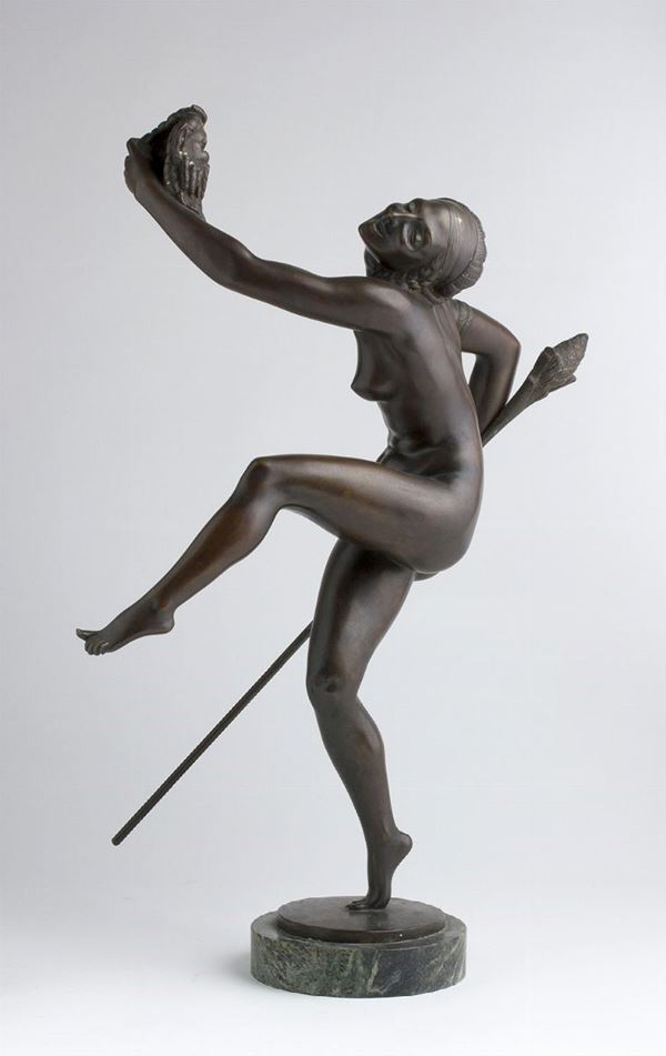 SCULTORE ANONIMO
Inizio XX Secolo - Figura femminile danzante, Anni ‘20 circa...