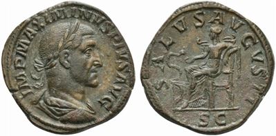 Maximinus i (235-238), Sestertius, Rome, Ad 235-235...