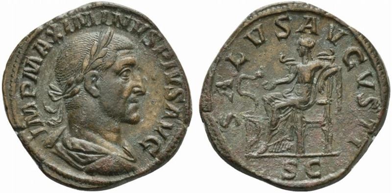 Maximinus i (235-238), Sestertius, Rome, Ad 235-235...