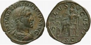 Maximinus i (235-238), Sestertius, Rome, Ad 235-235...