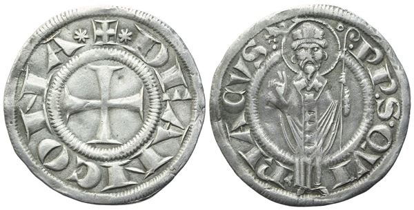 ANCONA. Repubblica (XIII-XIV secc.). Grosso agontano; Ag (2,37 g; 22,3 mm)