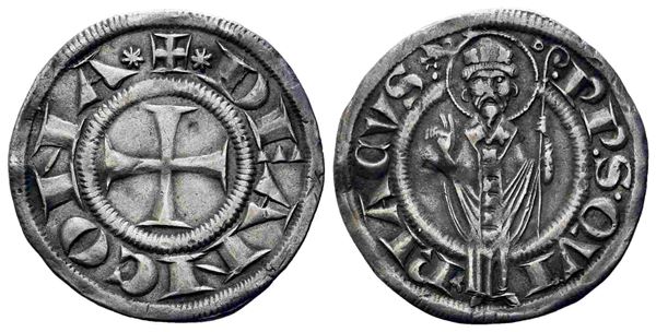 ANCONA. Repubblica (Sec. XIII-XIV). Grosso agontano. Ag (22,3 mm – 2,37 g). Cro...  - Auction Monete e medaglie moderne Italiane ed Estere - Bertolami Fine Art - Casa d'Aste