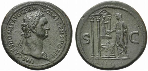 Domitian (81-96), Sestertius, Rome, AD 84...