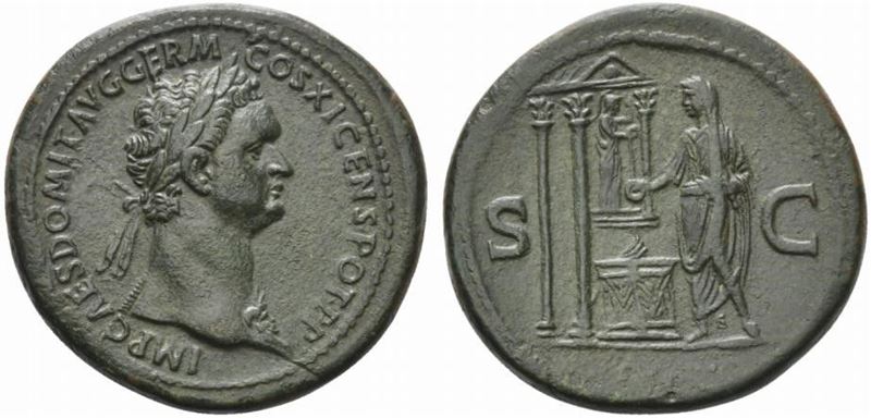 Domitian (81-96), Sestertius, Rome, Ad 84...