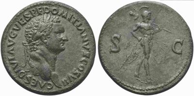 Domitian, As Caesar, Sestertius Struck Under Titus, Rome Or An Uncertain Balkan...