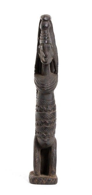 SCULTURA ANTROPOMORFA IN LEGNO
Mali, Dogon...  - Asta Arte Asiatica e Tribale - Bertolami Fine Art - Casa d'Aste