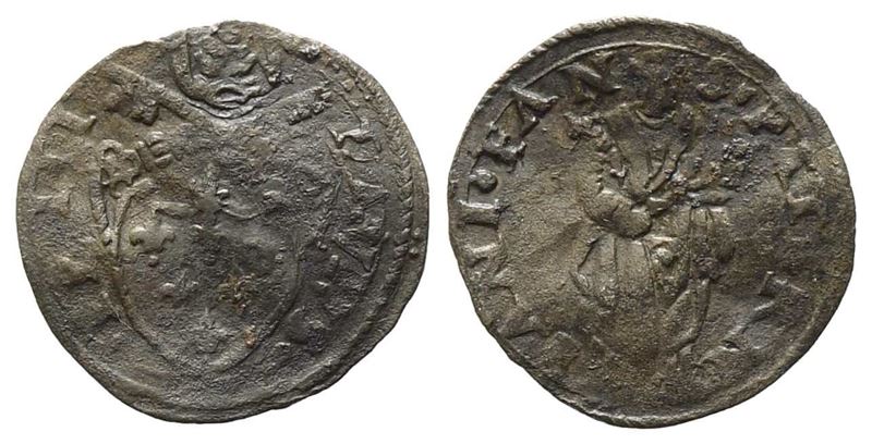 Stato Pontificio. Fano. Paolo III (1534-1549). Quattrino Senza Data. Mi (0.55 G). Mb