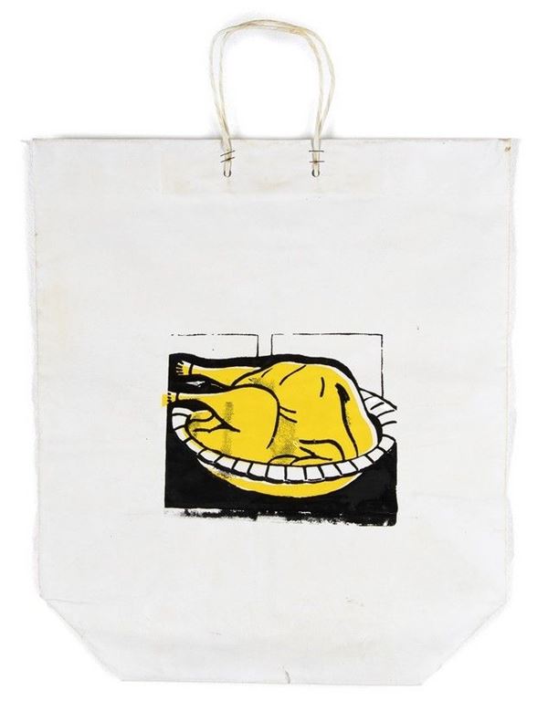 ROY LICHTENSTEIN
New York, 1923 - 1997 : Turkey Shopping Bag , 1964...  - Asta ARTE MODERNA E CONTEMPORANEA DAL XIX AL XXI SECOLO Con una sezione dedicata all’arte a Roma tra le due guerre - Bertolami Fine Art - Casa d'Aste