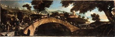 Paesaggio con Ponte, Pastori e Armenti