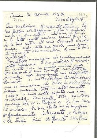 GIAN FRANCESCO MALIPIERO
Venezia 1882 - Treviso 1973 : GIAN FRANCESCO MALIPIERO
Venezia 1882 - Treviso 1973...  - Auction Grandi cantanti d'opera: la collezione La Guardia di fotografie con autografo (1890 - ‘2000) - Bertolami Fine Art - Casa d'Aste