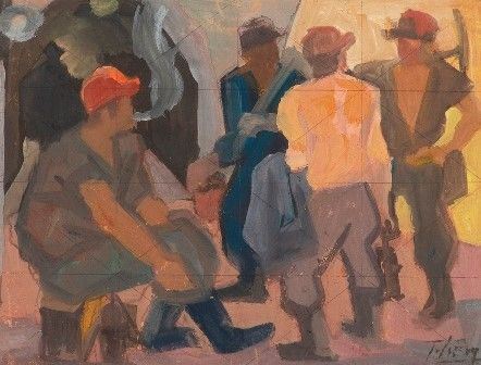 Gruppo di figure...  - Asta Dai bronzi arcaici cinesi alla pittura indonesiana e vietnamita del novecento - Bertolami Fine Art - Casa d'Aste