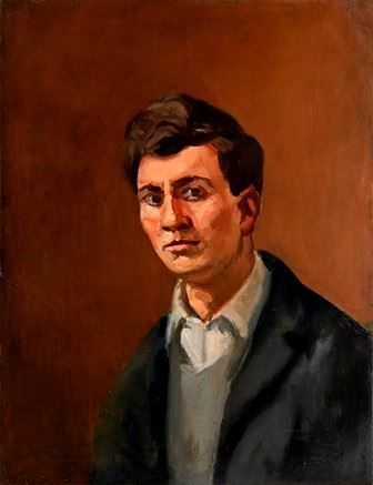 ALBERTO ZIVERI  (Roma, 1908 - 1990) - Portrait of Edolo Masci, 1957
