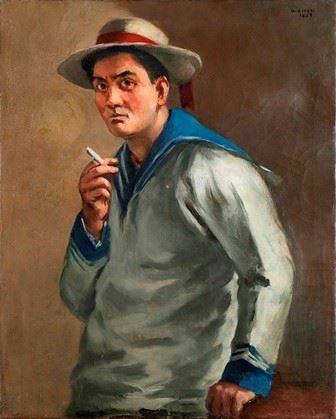 Alberto Ziveri (roma, 1908 - 1990) - Gondoliere, 1958