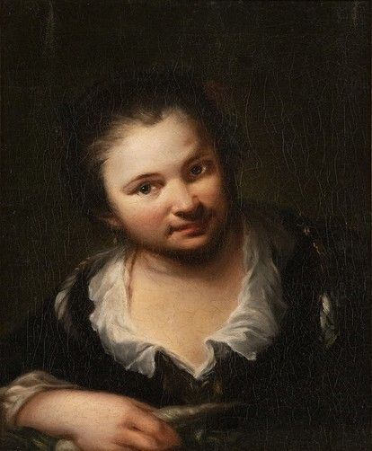 GIUSEPPE NOGARI (Venezia, 1699 - 1763) - Ritratto di giovane cuoca...