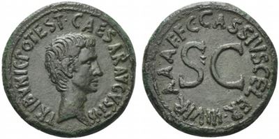 Augustus (27 Bc - Ad 14), As Struck By C. Cassius Celer, Rome, 16 Bc...