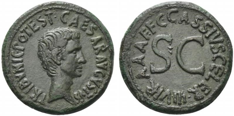 Augustus (27 Bc - Ad 14), As Struck By C. Cassius Celer, Rome, 16 Bc...