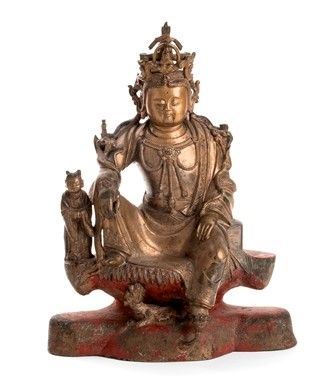 BODHISATTVA IN BRONZO DORATO E LACCATO
Cina, dinastia Qing, XVIII-XIX secolo 

...  - Auction Dai bronzi arcaici cinesi alla pittura indonesiana e vietnamita del novecento - Bertolami Fine Art - Casa d'Aste