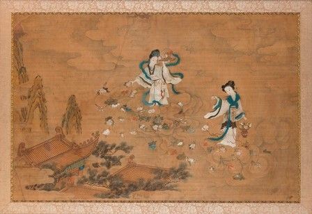 DIPINTO A INCHIOSTRO E COLORI SU SETA
Cina, dinastia Qing, XIX secolo

...  - Auction Dai bronzi arcaici cinesi alla pittura indonesiana e vietnamita del novecento - Bertolami Fine Art - Casa d'Aste