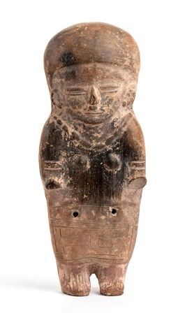 FIGURA FEMMINILE IN CERAMICA



 : Ecuador, cultura Bahia, V secolo a.C-V secolo d.C.

25 cm altezza

Provenienza:...  - Asta Arte Asiatica e Tribale - Bertolami Fine Art - Casa d'Aste