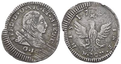 Ferdinando III di Borbone, Mezzo tarì 1796 (Regno di Sicilia), Palermo