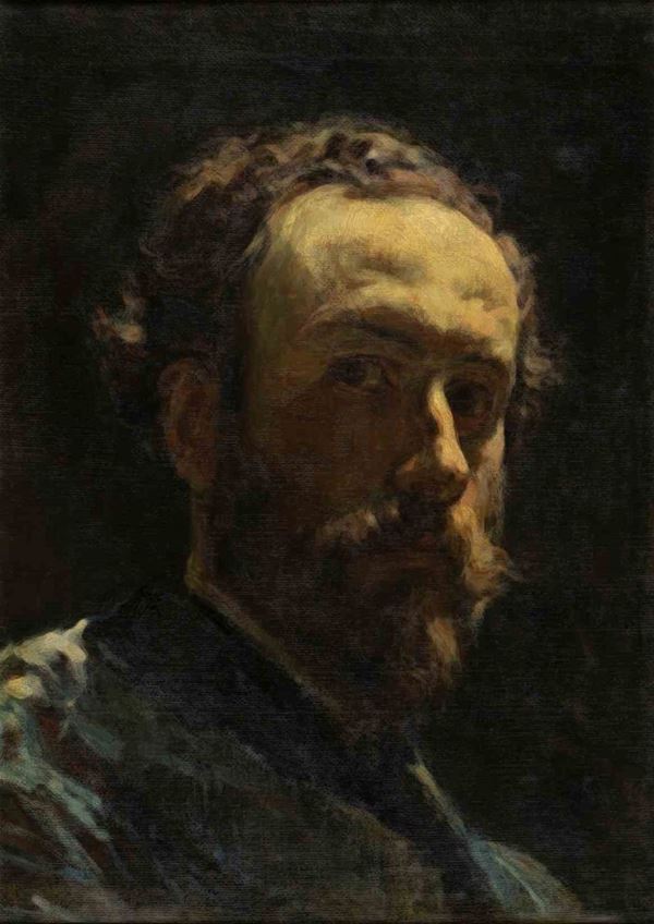STANISLAO FERRAZZI
Castel Madama, 1860 - 1937 - Copia dell’autoritratto di Federico Faruffini...